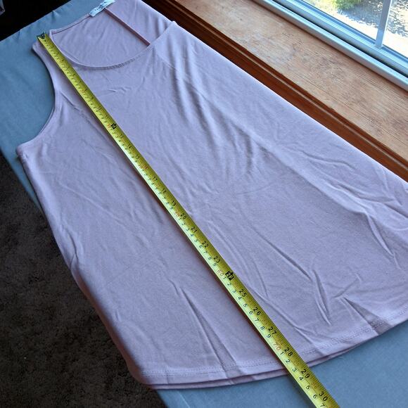 2X Eggplant Purple Scoop Neck Round Hem Tank Top Zenana Plus size comfy cool - Picture 12 of 13